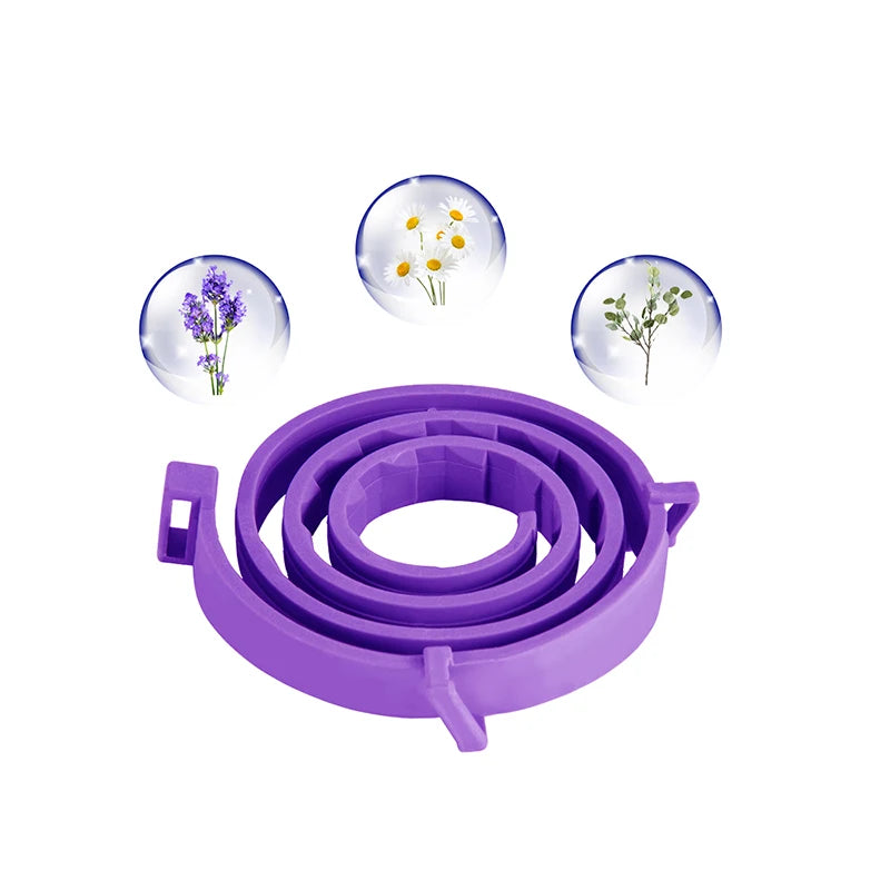 Pet Calming Collar for Cats Dogs Adjustable Anxiety Pheromone Reducing Pet Collar Lasting Natural Calm Relax Soothing Collars